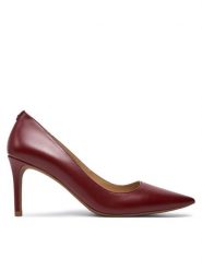 MICHAEL Michael Kors Szpilki Alina Flex Pump 40F2HNMP2L Bordowy. Czerwone szpilki MICHAEL Michael Kors, bez wzorów, bez obcasa. Za 629.99 zł.