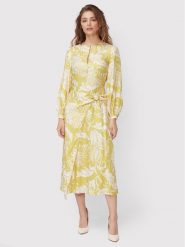 Ted Baker Sukienka koktajlowa Saraiy 261810 Żółty Regular Fit. Żółte sukienki damskie Ted Baker, bez wzorów, z wiskozy, wizytowe, bez kołnierzyka, bez ramiączek. Za 1,149.00 zł.