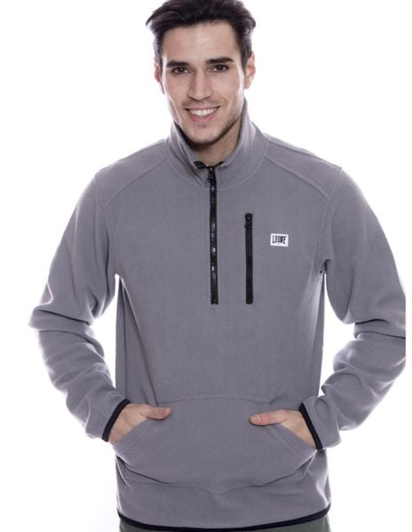 Męska kurtka Leone 1947 Apparel Micro Polar, ze stójką i zamkiem do połowy. Niebieskie kurtki męskie LEONE 1947 APPAREL, l, z aplikacjami, z materiału, sportowe, bez kaptura. Za 63.11 zł.