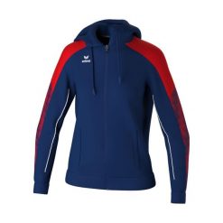 Damska bluza dresowa z kapturem Erima Evo Star. Czerwone bluzy z kapturem damskie Erima, z dresówki. Za 255.50 zł.
