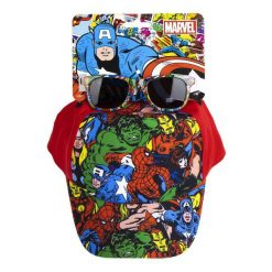 Okulary przeciwsłoneczne dziecięce The Avengers Czerwony. Czerwone okulary przeciwsłoneczne dziecięce marvel. Za 56.00 zł.