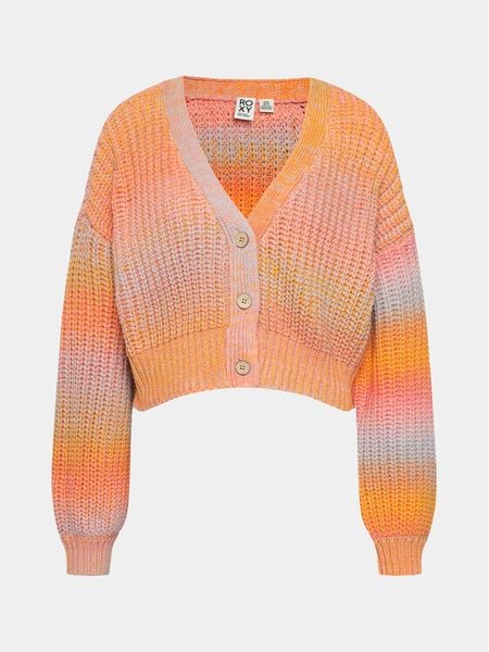 Roxy Kardigan Sundaze Sweater Swtr ARJSW03307 Różowy Regular Fit. Czerwone kardigany damskie Roxy, l, bez wzorów, z bawełny. Za 219.99 zł.