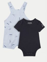 Guess Komplet body i spodnie P5GG04 K6YW4 Kolorowy Regular Fit. Spodnie niemowlęce Guess, z aplikacjami, z bawełny. Za 139.99 zł.