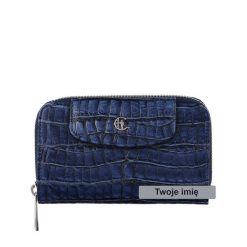 Portfel damski z grawerem skórzany Canaletto croco z RFID PD1445s285 RFIDPS. Portfele damskie bez wzorów, ze skóry. Za 180.50 zł.