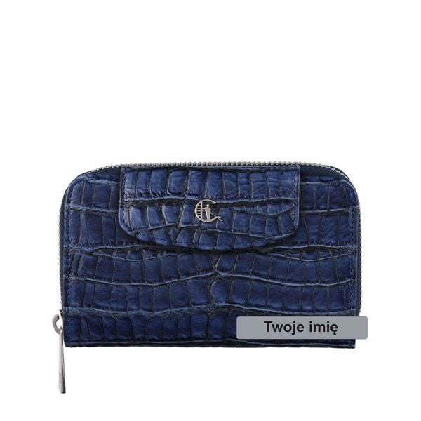 Portfel damski z grawerem skórzany Canaletto croco z RFID PD1445s285 RFIDPS. Portfele damskie bez wzorów, ze skóry. Za 180.50 zł.