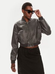 Brave Soul Kurtka bomber LJK-BENOITE Czarny Straight Fit. Czarne kurtki damskie Brave Soul, bez wzorów, z syntetyku, bez kaptura. Za 129.99 zł.