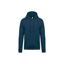Bluza z kapturem Kariban. Niebieskie bluzy z kapturem męskie KARIBAN, xs, z bawełny. Za 192.00 zł.