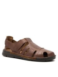 Lasocki Sandały PILTON-01B MI08 Brązowy. Brązowe sandały męskie Lasocki, ze skóry, bez zapięcia. Za 149.99 zł.