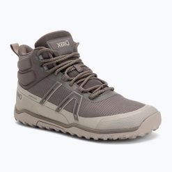 Buty berefoot męskie Xero Shoes Scrambler Trail Mid WP. Brązowe buty trekkingowe męskie XERO SHOES, bez zapięcia, trekkingowe. Za 629.99 zł.