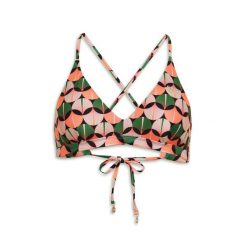 Damski top do kostiumu kąpielowego Superdry. Brązowe bikini damskie Superdry., bez wzorów. Za 153.25 zł.