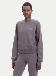 Adidas by Stella McCartney Bluza JW4692 Szary Regular Fit. Szare bluzy bez kaptura damskie adidas by Stella McCartney, l, z bawełny. Za 429.99 zł.