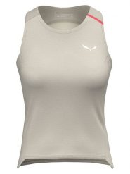 Salewa Top kolarski "Vento Merino" w kolorze szarobrązowym rozmiar: 38. Brązowe topy damskie Salewa, bez wzorów, z lyocellu, bez kołnierzyka. Za 180.49 zł.