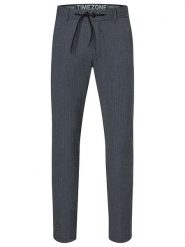 Timezone Spodnie chino "LuiTZ" w kolorze granatowym rozmiar: W31/L32. Niebieskie spodnie materiałowe męskie Timezone, bez wzorów. Za 100.99 zł.