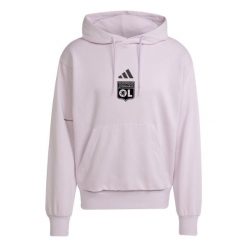 Bluza męska ADIDAS Essentials Feelcozy Fleece - różowa. Fioletowe bluzy z kapturem męskie OLYMPIQUE LYONNAIS, m, z bawełny. Za 178.99 zł.