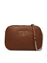 Patrizia Pepe Torebka CB0071/L001 Brązowy. Brązowe listonoszki damskie Patrizia Pepe, bez wzorów, ze skóry, bez dodatków. Za 689.99 zł.