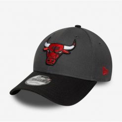 Czapka z daszkiem New Era 9FORTY Sidepatch Chicago Bulls - 60758984. Szare czapki męskie New Era, bez wzorów. Za 138.00 zł.