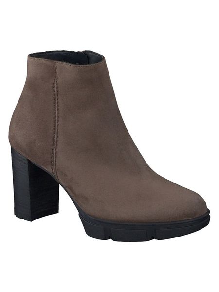 Paul Green Skórzane botki w kolorze brązowym rozmiar: 40,5. Brązowe botki damskie Paul Green, ze skóry, eleganckie, bez obcasa, bez zapięcia. Za 396.88 zł.