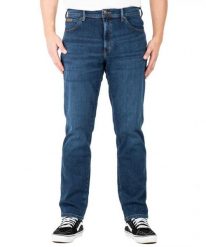 WRANGLER TEXAS SLIM MĘSKIE SPODNIE JEANSOWE SHY BOY W12SOCR27 112319231. Spodnie materiałowe męskie Wrangler, bez wzorów, z jeansu. Za 239.99 zł.