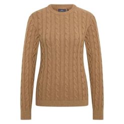 Sweter damski HV Polo Tally. Białe swetry klasyczne damskie HV POLO, xl, z bawełny, bez kołnierzyka. Za 361.50 zł.