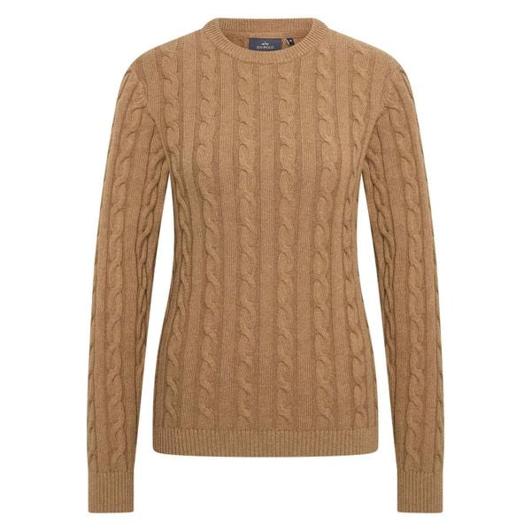 Sweter damski HV Polo Tally. Białe swetry klasyczne damskie HV POLO, xl, z bawełny, bez kołnierzyka. Za 361.50 zł.