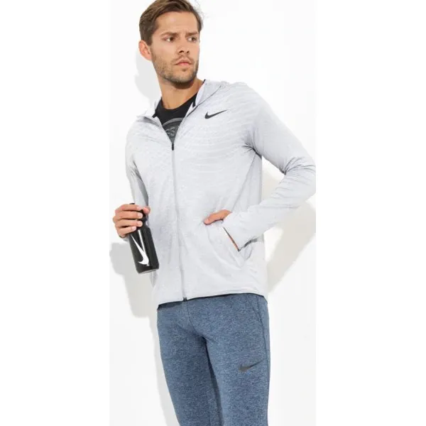 Nike Bluza Ultimate Dry Fz Hd Top , szary, rozmiar XL. Szare bluzy sportowe męskie Nike, m, z poliesteru. W wyprzedaży za 249.99 zł.