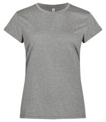 Clique Basic Active-T Women T-shirt z poliestru – Grey Melange. Szare t-shirty damskie CLIQUE, l, bez wzorów, z materiału, bez kołnierzyka. Za 101.73 zł.