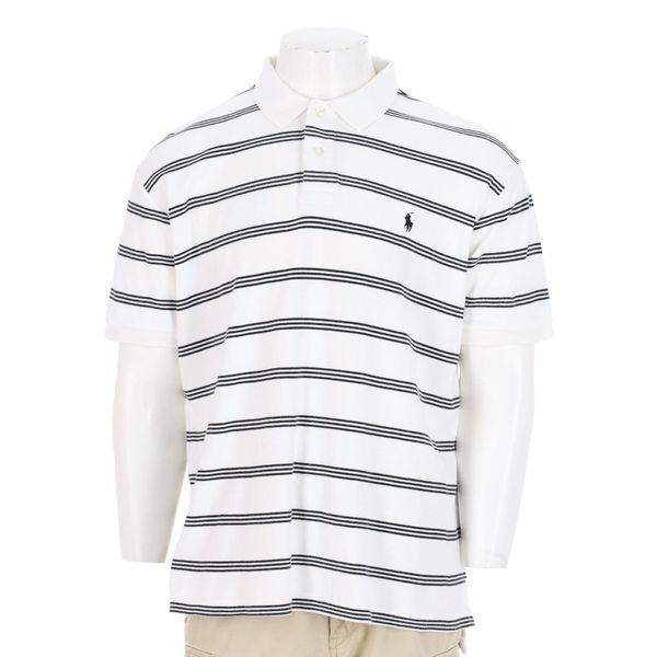 Polo Ralph Lauren koszulka męska z krótkim rękawem biała. Białe koszulki polo męskie Ralph Lauren, l, bez wzorów, bez ramiączek. Za 127.76 zł.