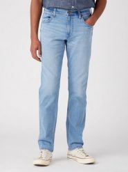 WRANGLER GREENSBORO MĘSKIE SPODNIE JEANSOWE JEANSY THE BRONCO W15Q84Z68 112330711. Białe jeansy męskie Wrangler. Za 229.99 zł.