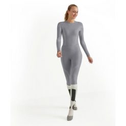 Damskie legginsy Falke Wool-Tech. Szare legginsy damskie Falke, bez wzorów. Za 424.50 zł.