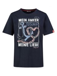 Eight2Nine Koszulka w kolorze granatowym rozmiar: M. Niebieskie bluzki damskie Eight2Nine, m, bez wzorów, z bawełny, bez kołnierzyka. Za 56.79 zł.