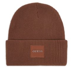 Czapka Guess. Brązowe czapki zimowe damskie Guess. Za 154.99 zł.