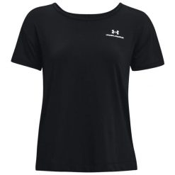 Koszulka sportowa damska Under Armour Rush Energy. Białe bluzki sportowe damskie Under Armour, l, bez wzorów, bez ramiączek. Za 275.00 zł.