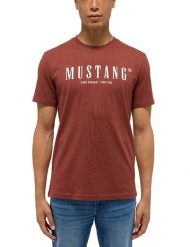 Męski T-Shirt Mustang Style Austin Cinnamon 1015826 3238. T-shirty męskie Mustang, m, bez wzorów, bez kołnierzyka. Za 69.99 zł.