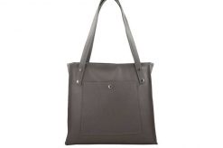 Shopperka szara BARBERINI'S skóra 914-3. Szare shopper bag damskie Barberinis, bez wzorów, ze skóry, na ramię, małe, bez dodatków. Za 289.99 zł.