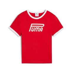 T-shirt damski Puma Future. Czerwone t-shirty damskie Puma, s, bez wzorów, bez kołnierzyka. Za 86.99 zł.