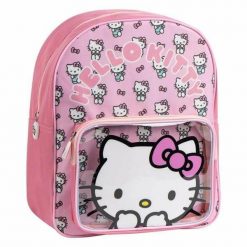 Plecak szkolny Hello Kitty Różowy. Czerwone plecaki męskie hello kitty, bez wzorów. Za 55.70 zł.