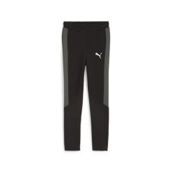 Młodzieżowe spodnie dresowe EVOSTRIPE PUMA Black. Czarna spodnie dresowe damskie Puma, m, bez wzorów, z dresówki. Za 140.99 zł.