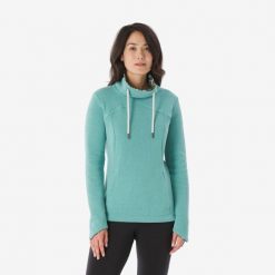 Second Life - Bluza turystyczna damska Quechua NH100- Stan Dobry. Zielone bluzy bez kaptura damskie QUECHUA, l, z bawełny. Za 74.99 zł.