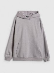 4F Bluza dresowa loose z kapturem damska - szara L. Szare bluzy z kapturem damskie 4f, l, z dresówki. Za 199.99 zł.