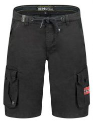 Geographical Norway Bermudy w kolorze czarnym rozmiar: S. Czarne szorty męskie Geographical Norway, bez wzorów. Za 118.56 zł.