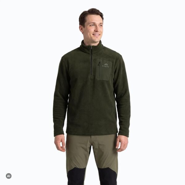 Bluza polarowa męska KADVA SumGear. Zielone bluzy z kapturem męskie KADVA, m, z dzianiny. Za 149.99 zł.