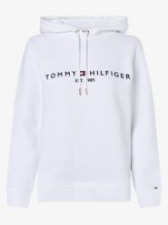 Tommy Hilfiger bluza z kapturem Kobiety Materiał dresowy biały, XXL. Białe bluzy z kapturem damskie Tommy Hilfiger, xxl, z dresówki. Za 569.95 zł.
