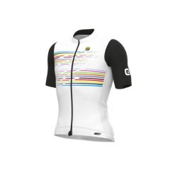 Koszulka rowerowa męska Alé Maglia MC Logo. Niebieskie t-shirty sportowe męskie ALÉ CYCLING, m, bez ramiączek, rowerowe. Za 279.99 zł.