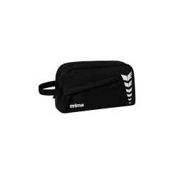 Torba na toaletę Erima SIX WINGS. Czarne torebki klasyczne damskie Erima, bez wzorów, małe, z nadrukiem, bez dodatków. Za 39.99 zł.