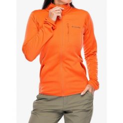 Bluza polarowa damska Columbia Essential Hike Grid Fleece Full Zip. Brązowe bluzy bez kaptura damskie Columbia, z polaru. Za 308.99 zł.