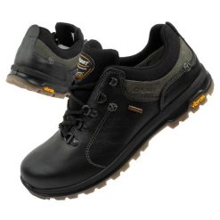 Buty trekkingowe Grisport Nero Oliato 12955O139TN. Czarne buty trekkingowe męskie Grisport, na zimę, z gumy, bez zapięcia, trekkingowe. Za 369.00 zł.