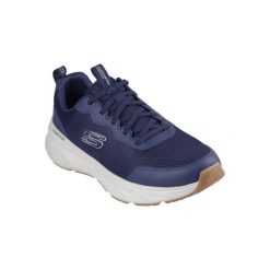 Buty SKECHERS EDGERIDE - REKZE Niebieski. Białe buty sportowe na co dzień męskie Skechers, z gumy, bez zapięcia. Za 249.99 zł.