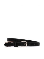 Guess Pasek BW9364 P6315 Czarny. Czarne paski damskie Guess, z aplikacjami, ze skóry. Za 194.99 zł.