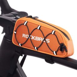 Torba na ramę roweru ROCKBROS 1 L. Czarne torebki klasyczne damskie ROCKBROS, bez wzorów, z materiału, bez dodatków. Za 83.52 zł.