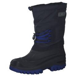 Śniegowce juniorskie CMP Ahto Snowboots Wp. Niebieskie buty zimowe męskie CMP, na zimę, bez zapięcia. Za 259.99 zł.
